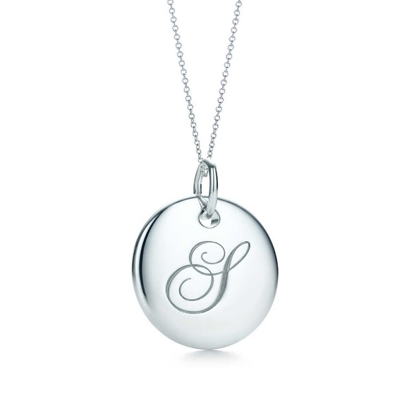 Tiffany Notes Alphabet Disc Charm 